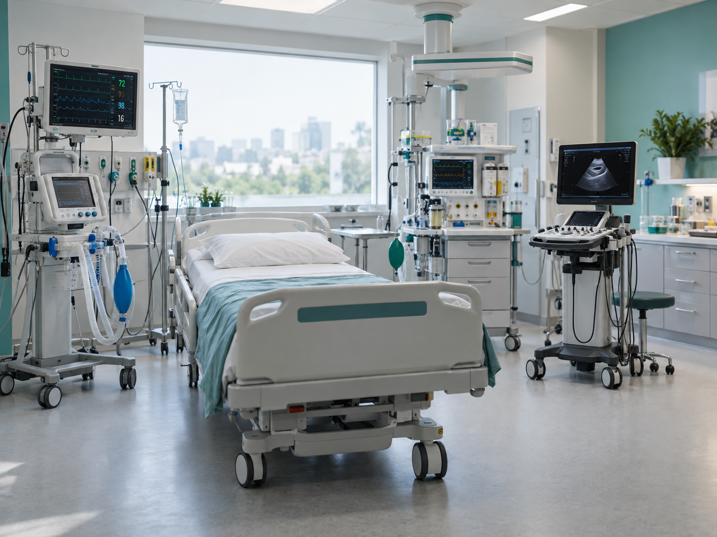 Hospital Equipment in a clinical setting