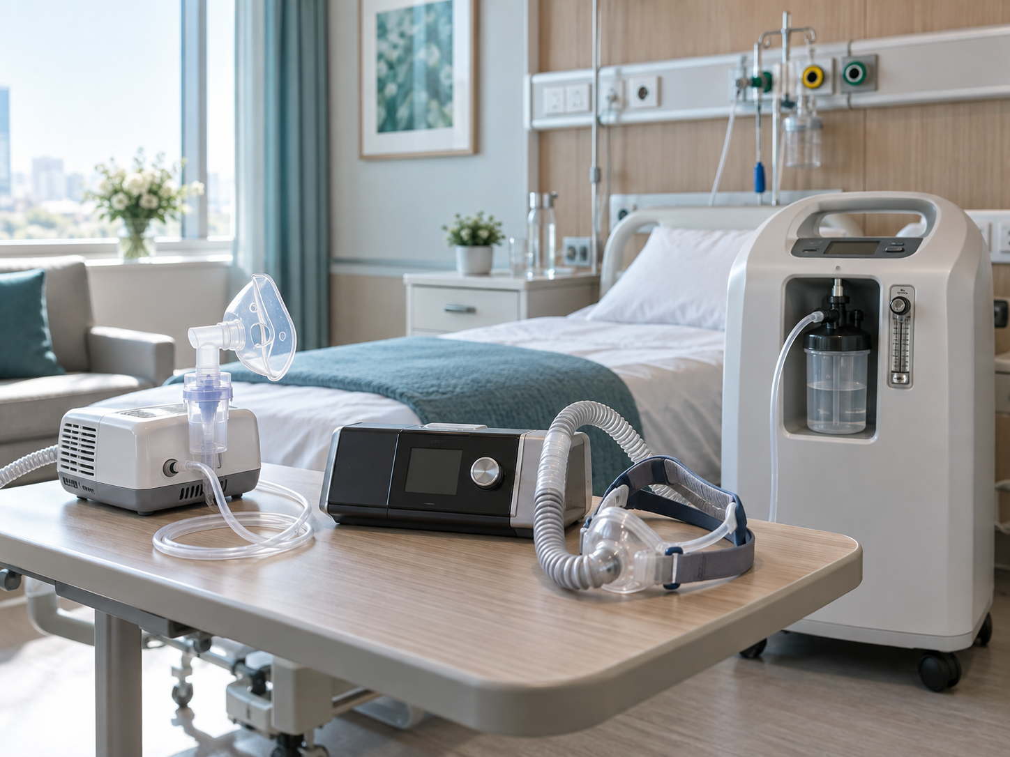 Hospital Instruments in a clinical setting