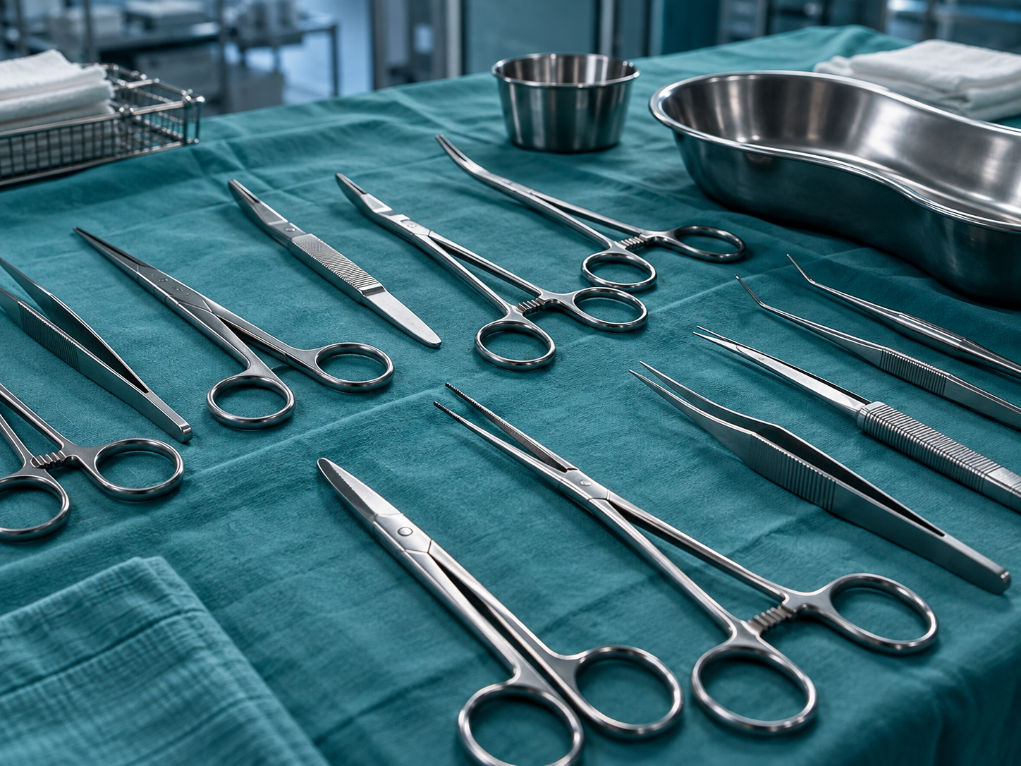 Surgical Instruments in a clinical setting